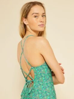 Bañador Con Estampado De Flores - VERDE 9 Bañador Con Estampado De Flores - VERDE -TrendyModa Ventas banador con estampado de flores verde zq279 3 frb3