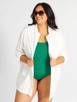 Bañador De Canalé 1 Pieza - VERDE -TrendyModa Ventas banador de canale 1 pieza verde zs150 1 frb4