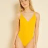Bañador High Leg - AMARILLO -TrendyModa Ventas banador high leg amarillo zq217 2 frb1