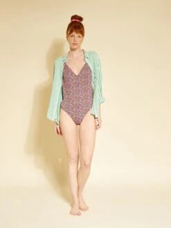 Bañador High Leg - AZUL