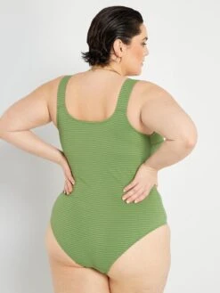 Bañador - Verde Pino -TrendyModa Ventas banador verde pino zq158 3 frb4