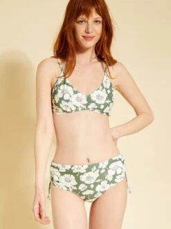 Bikini Con Estampado De Flores - BEIGE -TrendyModa Ventas bikini con estampado de flores beige adn26 1 frb3