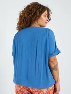 Blusa - AZUL -TrendyModa Ventas blusa azul aea33 1 frb3