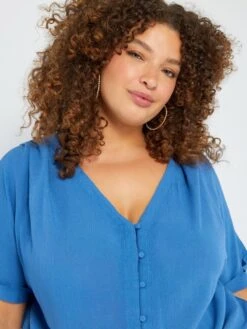 Blusa - AZUL -TrendyModa Ventas blusa azul aea33 1 frb4