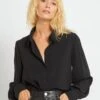 Blusa Con Cuello De Encaje 'Jacqueline De Yong' - NEGRO -TrendyModa Ventas blusa con cuello de encaje jacqueline de yong negro atw07 2 frb1