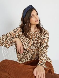 Blusa Con Estampado De 'leopardo 'JDY' - Leopardo