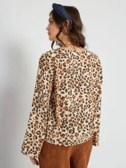 Blusa Con Estampado De 'leopardo 'JDY' - Leopardo -TrendyModa Ventas blusa con estampado de leopardo jdy leopardo abw47 1 frb4