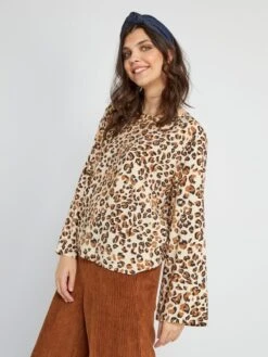 Blusa Con Estampado De 'leopardo 'JDY' - Leopardo -TrendyModa Ventas blusa con estampado de leopardo jdy leopardo abw47 1 frb5