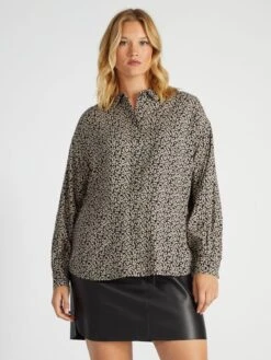 Blusa Con Motivo - BLACWHBAS5