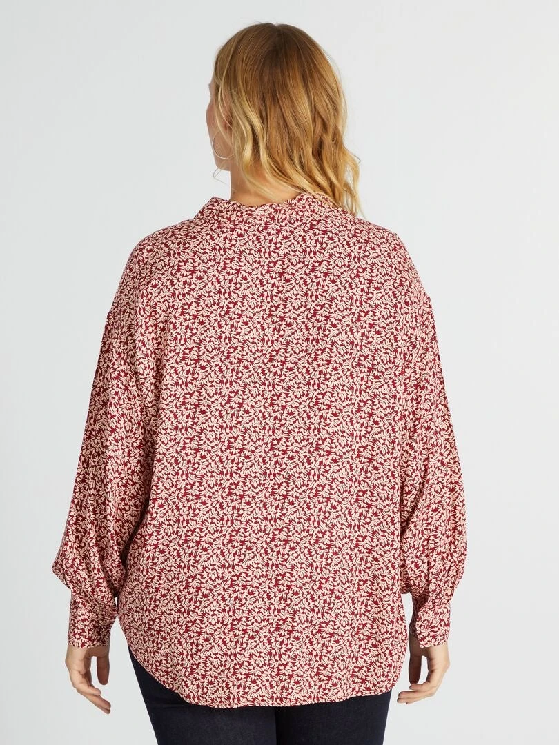 Blusa Con Motivo - ROJOWHBAS5 6 Blusa Con Motivo - ROJOWHBAS5 - Imagen 4