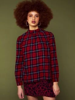 Blusa De Franela De Cuadros - ROJO 10 Blusa De Franela De Cuadros - ROJO -TrendyModa Ventas blusa de franela de cuadros rojo axl66 1 frb4