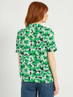 Blusa De Manga Corta 'JDY' - AZUL -TrendyModa Ventas blusa de manga corta jdy azul ais66 1 frb3