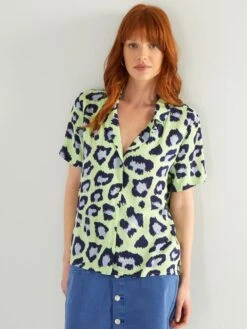 Blusa De Manga Corta 'JDY' - PURPURA -TrendyModa Ventas blusa de manga corta jdy purpura ais66 6 frb5