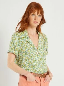 Blusa De Manga Corta 'JDY' - VERDE