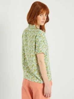 Blusa De Manga Corta 'JDY' - VERDE -TrendyModa Ventas blusa de manga corta jdy verde ais66 3 frb4