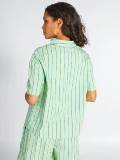 Blusa De Popelina - AZUL 8 Blusa De Popelina - AZUL -TrendyModa Ventas blusa de popelina azul amz97 2 frb3