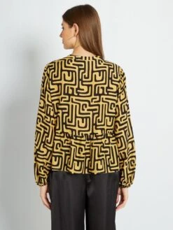 Blusa Estampada - BEIGE 8 Blusa Estampada - BEIGE -TrendyModa Ventas blusa estampada beige ann16 4 frb3