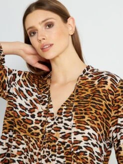Blusa Estampada - Leopardo -TrendyModa Ventas blusa estampada leopardo ann16 5 frb4