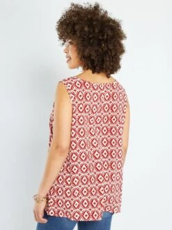 Blusa Estampada 'Only' - ROJO -TrendyModa Ventas blusa estampada only rojo amd96 1 frb4