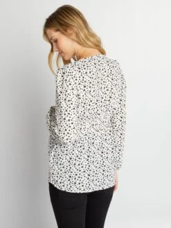 Blusa Estampada Premamá - SNOB -TrendyModa Ventas blusa estampada premama snob ajq20 3 frb3