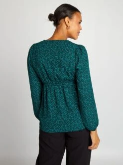 Blusa Estampada Premamá - VERDEMIFLO -TrendyModa Ventas blusa estampada premama verdemiflo ajq20 1 frb5