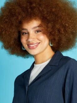 Blusa Lisa Con Lazo En El Bajo - Azul Oscuro -TrendyModa Ventas blusa lisa con lazo en el bajo azul oscuro amy96 1 frb4