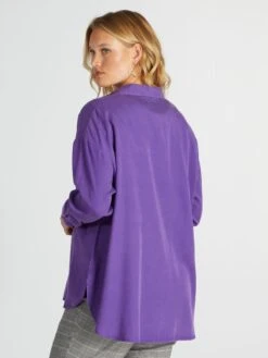 Blusa Lisa - PURPURA -TrendyModa Ventas blusa lisa purpura aiu20 5 frb4