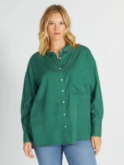 Blusa Lisa - Verde -TrendyModa Ventas blusa lisa verde aiu20 4 frb3