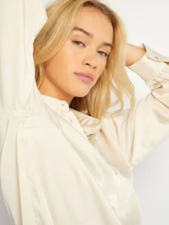 Blusa Satinada De Manga Larga - CERVEZA BEIGE 9 Blusa Satinada De Manga Larga - CERVEZA BEIGE -TrendyModa Ventas blusa satinada de manga larga cerveza beige aee25 2 frb4