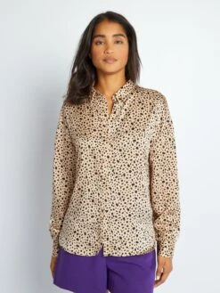 Blusa Satinada De Manga Larga - FXPOIBEIG 9 Blusa Satinada De Manga Larga - FXPOIBEIG -TrendyModa Ventas blusa satinada de manga larga fxpoibeig aee25 5 frb3