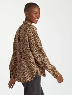 Blusa Satinada De Manga Larga - LEOLEO 12 Blusa Satinada De Manga Larga - LEOLEO -TrendyModa Ventas blusa satinada de manga larga leoleo aee25 6 frb5