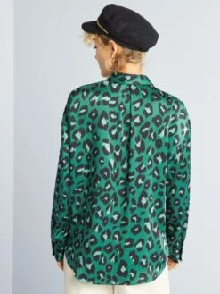 Blusa Satinada De Manga Larga - PXBETEVERT -TrendyModa Ventas blusa satinada de manga larga pxbetevert aee25 7 frb4