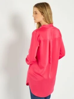 Blusa Satinada - ROSA 9 Blusa Satinada - ROSA -TrendyModa Ventas blusa satinada rosa aea98 1 frb4