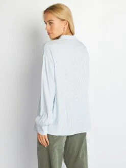 Blusa Vaporosa A Rayas - BRILLO2 -TrendyModa Ventas blusa vaporosa a rayas brillo2 aee36 3 frb3