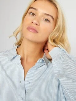 Blusa Vaporosa A Rayas - BRILLO2 -TrendyModa Ventas blusa vaporosa a rayas brillo2 aee36 3 frb4