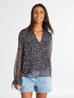 Blusa Vaporosa - AZUL -TrendyModa Ventas blusa vaporosa azul amw64 2 frb3