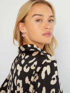 Blusa Vaporosa Con Estampado 'JDY' - Leopardo 9 Blusa Vaporosa Con Estampado 'JDY' - Leopardo -TrendyModa Ventas blusa vaporosa con estampado jdy leopardo amw29 2 frb4