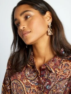 Blusa Vaporosa Con Estampado 'JDY' - NEGRO -TrendyModa Ventas blusa vaporosa con estampado jdy negro amw29 1 frb4