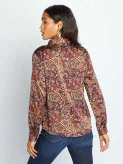 Blusa Vaporosa Con Estampado 'JDY' - NEGRO -TrendyModa Ventas blusa vaporosa con estampado jdy negro amw29 1 frb5