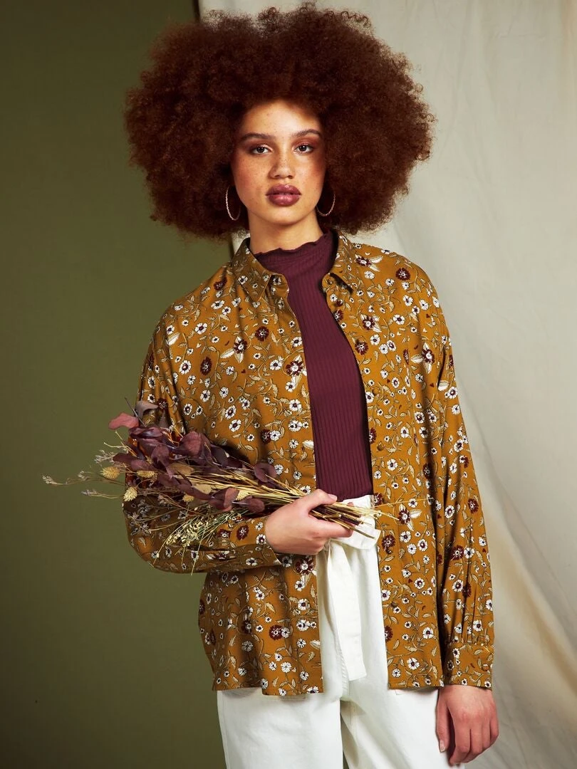 Blusa Vaporosa De Flores - BAZISPICE 3 Blusa Vaporosa De Flores - BAZISPICE