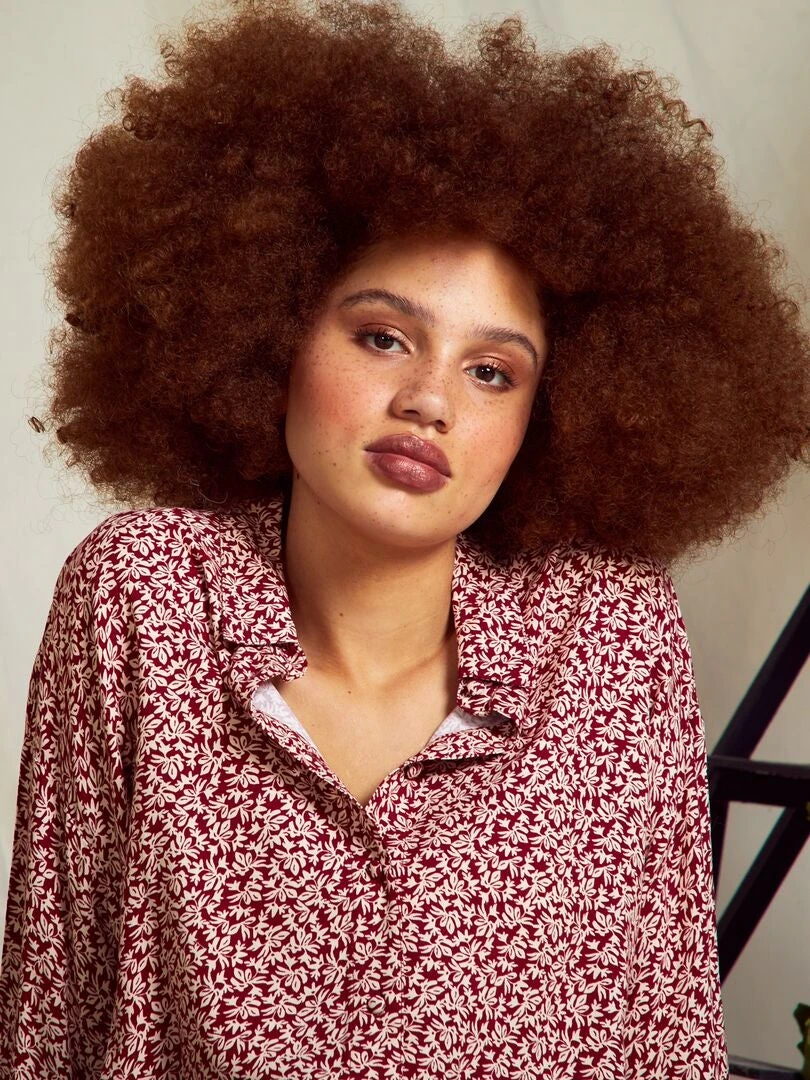 Blusa Vaporosa De Flores - ROJOWHBAS5 6 Blusa Vaporosa De Flores - ROJOWHBAS5 - Imagen 4