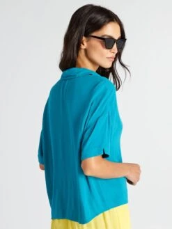 Blusa Vaporosa De Manga Corta - HO_EXOTICO -TrendyModa Ventas blusa vaporosa de manga corta hoexotico ajl05 1 frb3