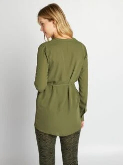 Blusa Vaporosa De Manga Larga - CAQUI DE UVA 9 Blusa Vaporosa De Manga Larga - CAQUI DE UVA -TrendyModa Ventas blusa vaporosa de manga larga caqui de uva ajq26 1 frb3