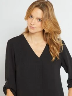 Blusa Vaporosa De Manga Larga 'JDY' - Negro 10 Blusa Vaporosa De Manga Larga 'JDY' - Negro -TrendyModa Ventas blusa vaporosa de manga larga jdy negro amw55 1 frb3