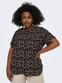 Blusa Vaporosa 'Only Carmakoma' - GRÁFICOS -TrendyModa Ventas blusa vaporosa only carmakoma graficos aud34 2 frb4