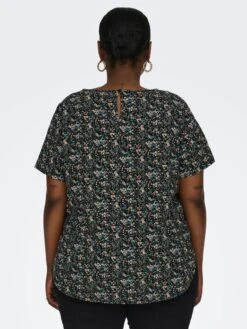 Blusa Vaporosa 'Only Carmakoma' - IMPRESIÓN VERDE -TrendyModa Ventas blusa vaporosa only carmakoma impresion verde aud34 3 frb3