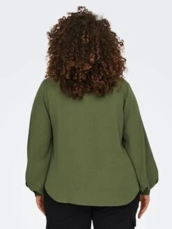 Camisa Con Escote De Pico 'Only Carmakoma' - KAKI 8 Camisa Con Escote De Pico 'Only Carmakoma' - KAKI -TrendyModa Ventas camisa con escote de pico only carmakoma kaki amw84 3 frb3