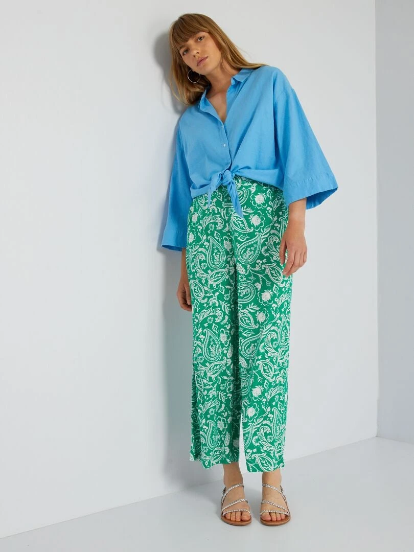 Camisa De Popelina - Azul 4 Camisa De Popelina - Azul - Imagen 2