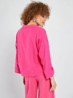 Camisa De Popelina - Rosa Intenso 11 Camisa De Popelina - Rosa Intenso -TrendyModa Ventas camisa de popelina rosa intenso acw51 4 frb4