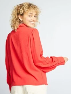 Camisa Gruesa 'JDY' - ROSA -TrendyModa Ventas camisa gruesa jdy rosa amw32 3 frb4